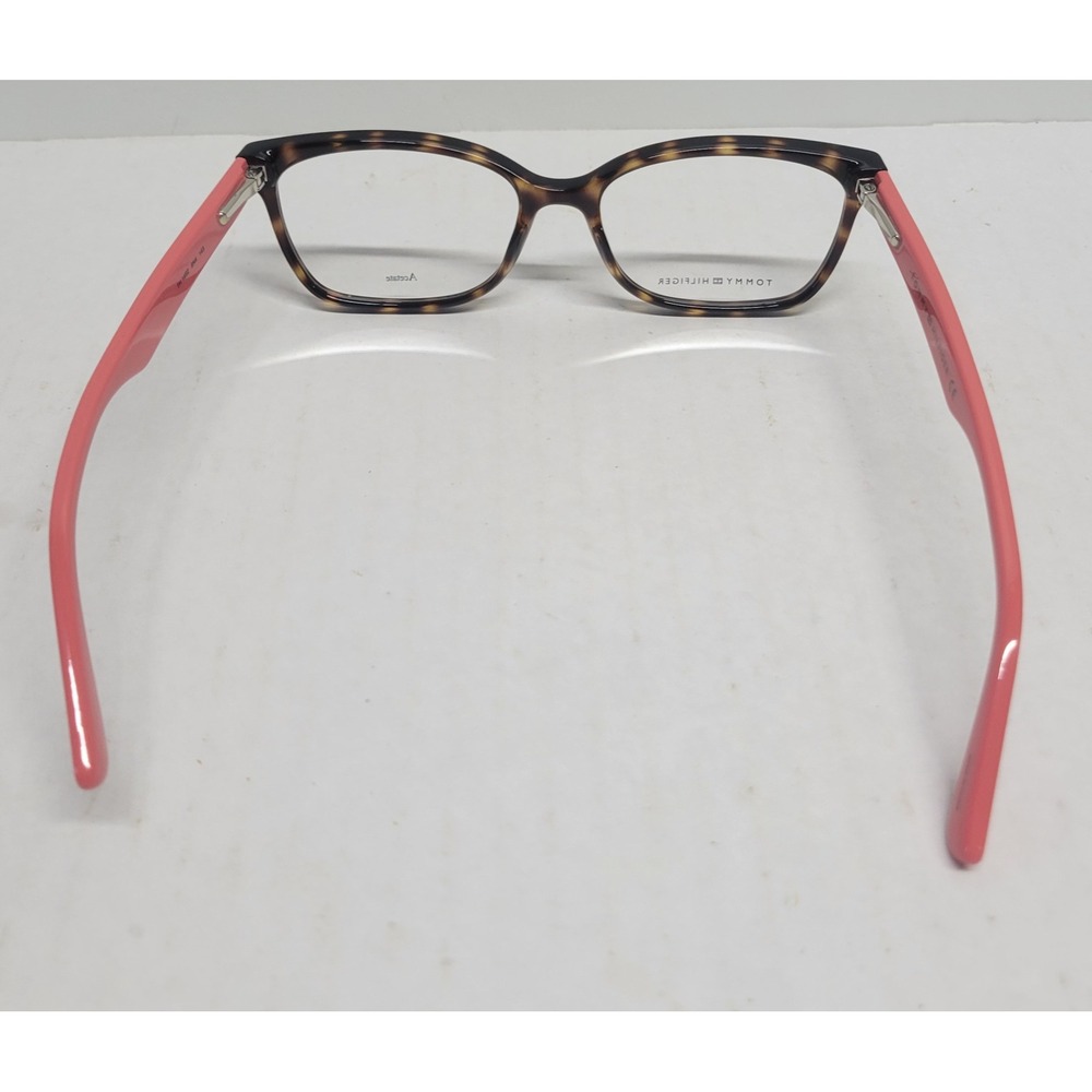 Tommy Hilfiger TH 1492 9N4 Tortoise Pink Rectangular Eyeglasses Frames with Case - Picture 6 of 10